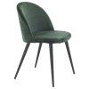Jedálenská stolička Ingrid Velvet green