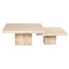 Square Coffee table La Cantera set