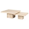 Square Coffee table La Cantera set
