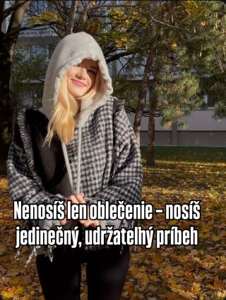 Mikina, Ktorá Pohladí Dušu. Tento originál vznikol upcykláciou starých, hrejivých šálov, podšitých mäkkou retro bavlnou s...