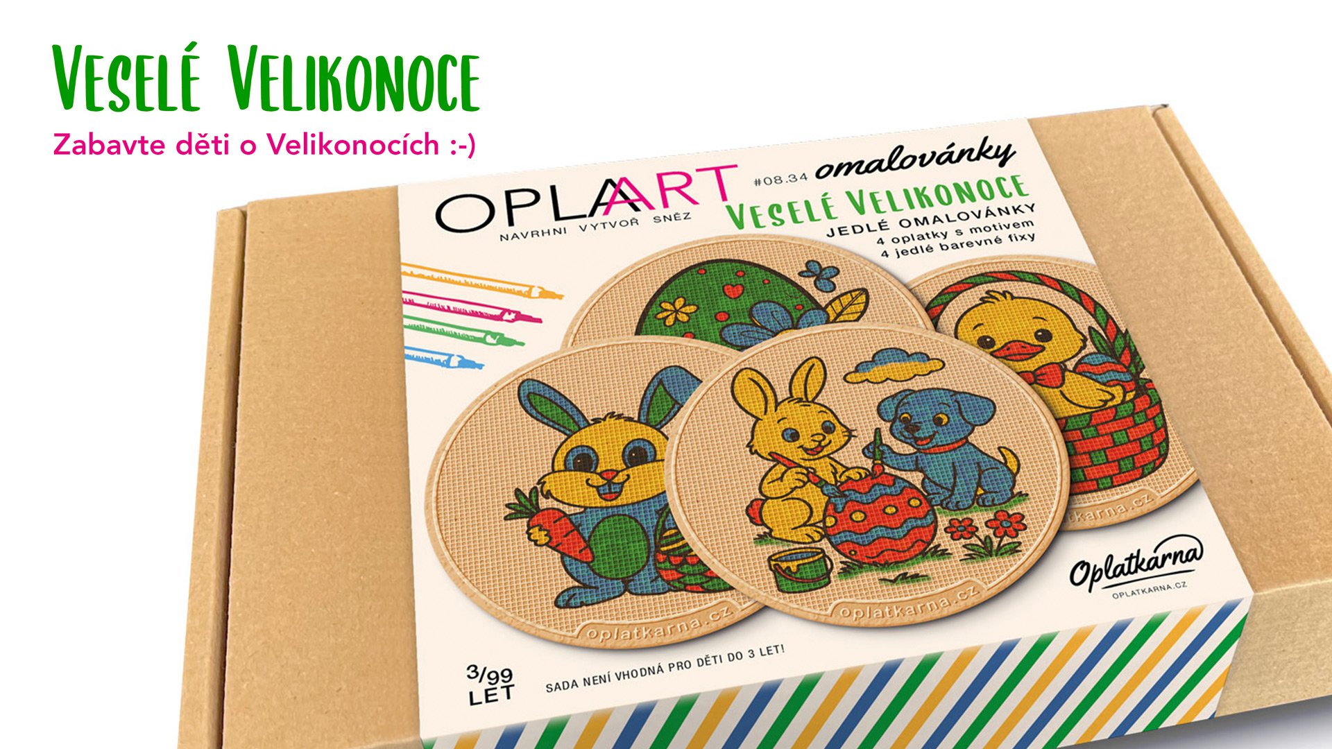 VESELÉ VELIKONOCE - jedlá kreativní sada