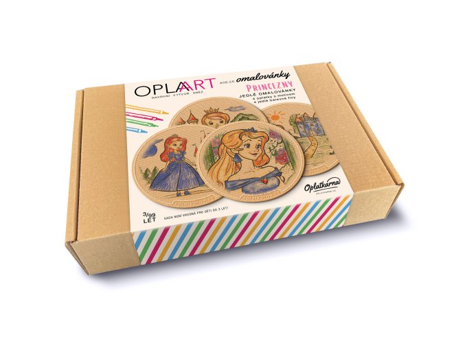 jedle omalovanky oplaart princezny obal