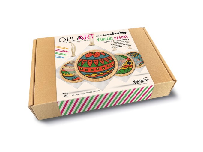 jedle omalovanky oplaart vanocni ozdoby obal