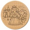 jedle omalovanky oplaart princezny oplatka 03 bw