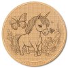 jedle omalovanky oplaart ruzovy jednorozec oplatka 02 bw