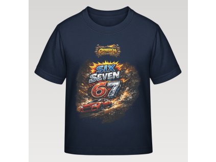 Dětské tričko SIX SEVEN CAR NAVY 12-14 Let