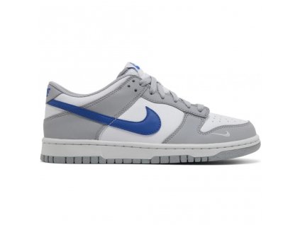Nike Dunk Low Mini Swoosh Wolf Grey Game Royal 1
