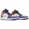 Jordan 1 Mid Lakers 2