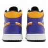 Jordan 1 Mid Lakers 4