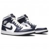 Jordan 1 Mid White Metallic Gold Obsidian 2