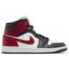 Jordan 1 Mid Gym Red Off Noir 1
