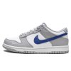 Nike Dunk Low Mini Swoosh Wolf Grey Game Royal (GS) 4