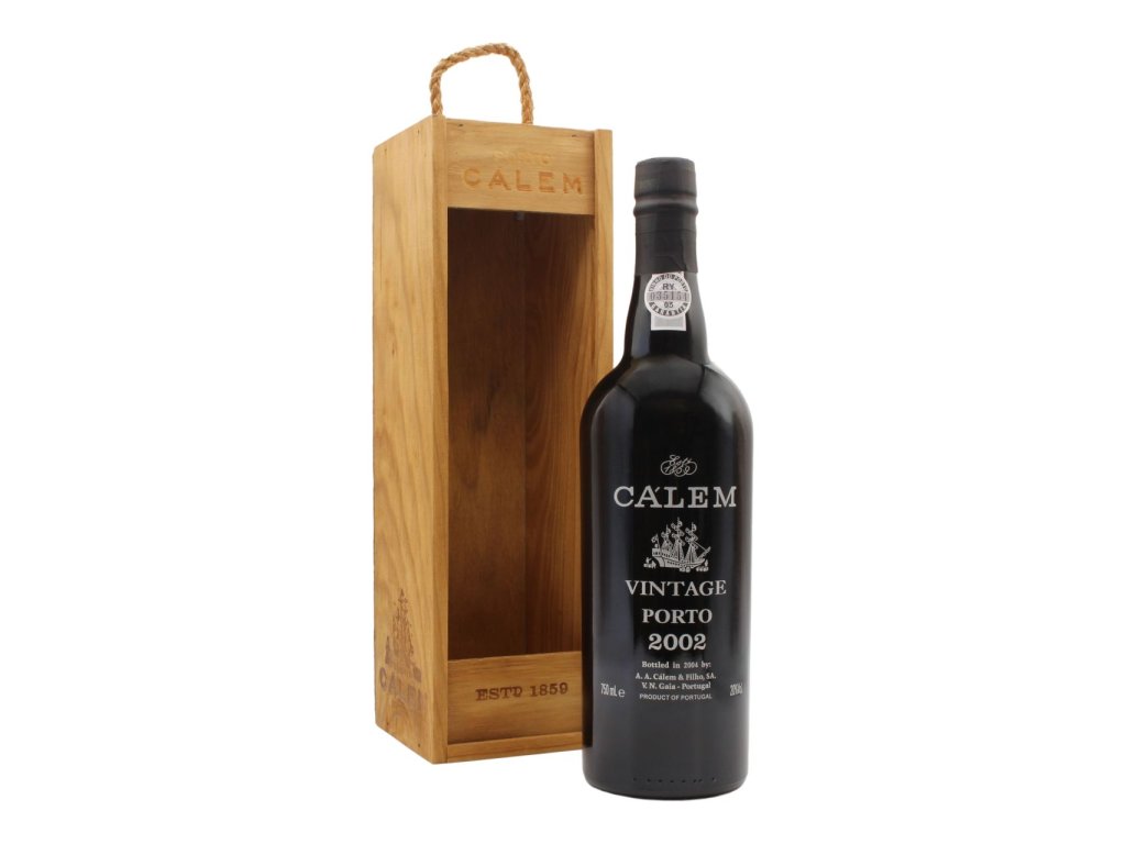 Portske vino Calem Vintage 2002 Lahev Box 1280