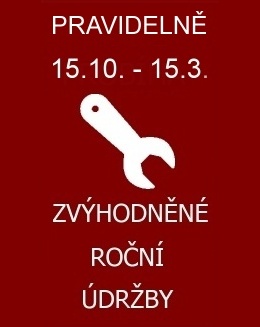 Zvýhodněné roční údržby