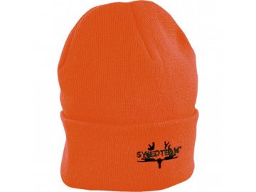 Swedteam Pletená čepice oranžová