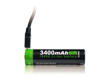 vyr 1565Nabijeci Li Ion baterie NT18650 s USB