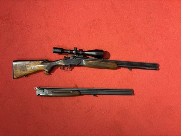 Broková kozlice ZH 121 + kulobrokové hlavně ZH 104  - KOMISE