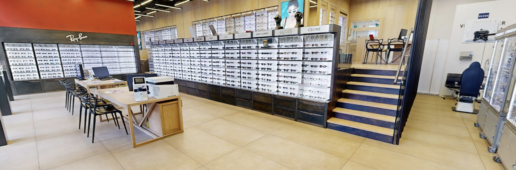 OpticLab Florentinum – interiér optiky