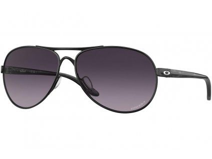 16704 oakley feedback satin black w prizm grey gradient