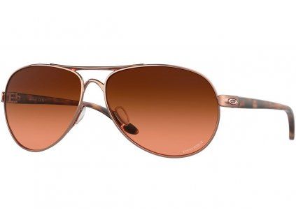 16707 oakley feedback rose gold w prizm brown gradient