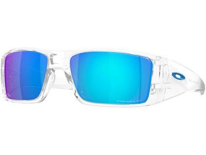 16752 oakley heliostat clear w prizm sapphire polarized