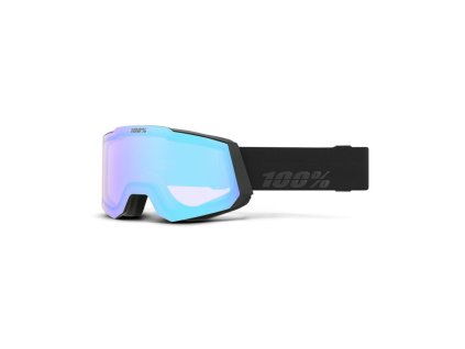 100% SNOWCRAFT HiPER Goggle - Black/Green - Mirror Green Lens