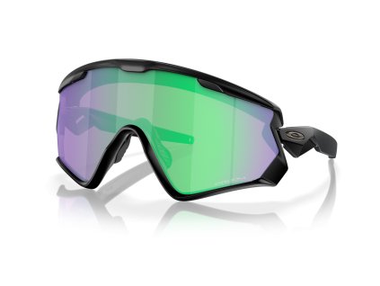 Oakley Wind Jacket 2.0 Matte Black w/ Prizm Road Jade