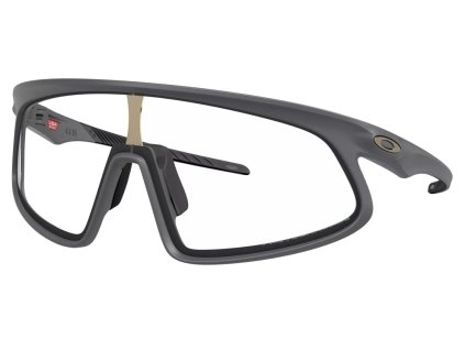 Oakley Rslv Matte Carbon w/ Clear To Black Iridium Photochromic
