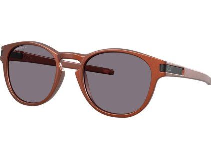 22105 oakley latch fire orange w prizm grey polarized