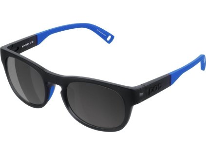 POC Evolve Uranium Black/Fluorescent Blue EQG