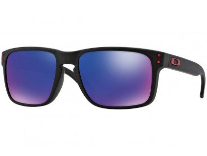 5217 oakley holbrook matte black w red iridium