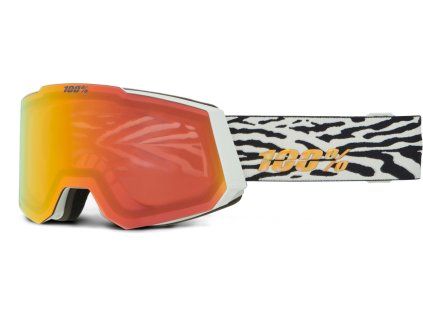 100% SNOWCRAFT HiPER Goggle Kano - Mirror Orange Lens