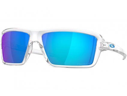 8784 oakley cables polished clear w prizm sapphire polarized