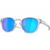 13766 oakley latch matte clear w prizm sapphire polarized