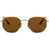 14327 2 ray ban hexgonal flat lens rb3548n
