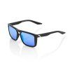 18574 100 renshaw matte black hiper blue multilayer mirror lens