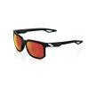 100% CENTRIC - Soft Tact Crystal Black - HiPER Red Multilayer Mirror Lens