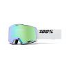 19244 1 100 norg hiper goggle white green mirror green lens