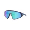 Oakley Latch Panel Matte Transparent Navy w/ Prizm Sapphire