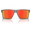 20308 1 oakley futurity sun satin grey smoke w prizm ruby polarized