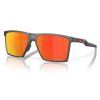 20308 oakley futurity sun satin grey smoke w prizm ruby polarized