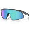 21163 oakley rslv matte grey smoke w prizm sapphire