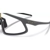 Oakley Rslv Matte Carbon w/ Clear To Black Iridium Photochromic