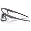 21166 6 oakley rslv matte carbon w clear to black iridium photochromic