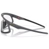 Oakley Rslv Matte Carbon w/ Clear To Black Iridium Photochromic