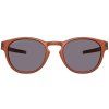 22105 2 oakley latch fire orange w prizm grey polarized
