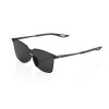 100% LEGERE SQUARE - Polished Black - Smoke Lens