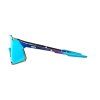 23101 2 100 hypercraft matte metallic into the fade blue topaz multilayer mirror lens
