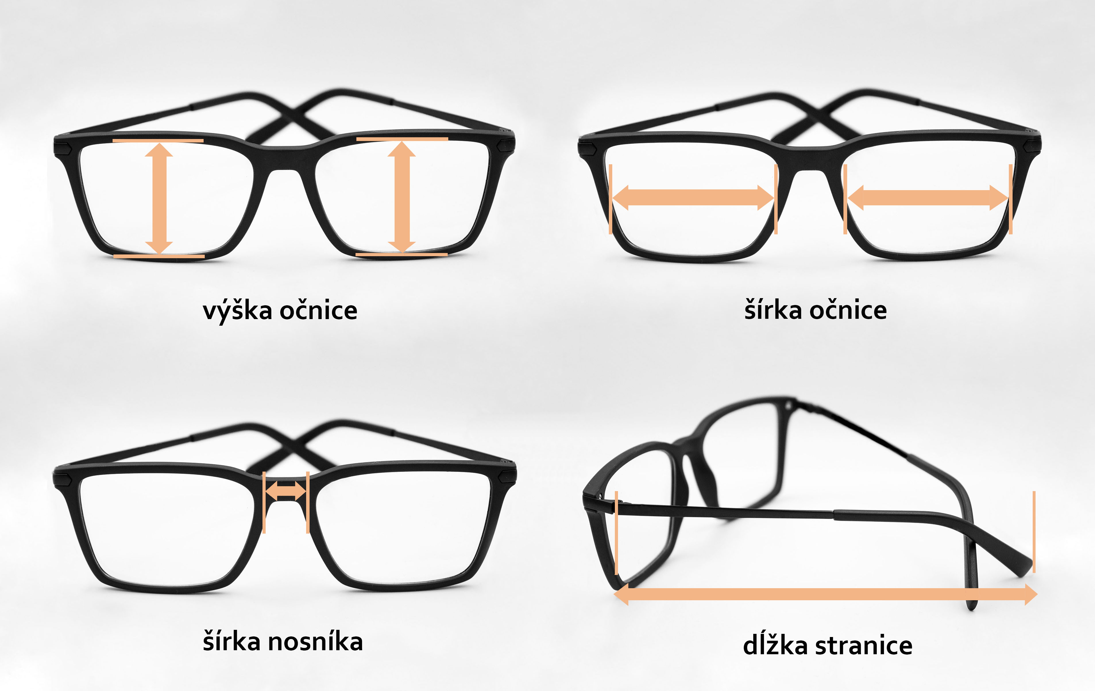 Velikosti brýlí