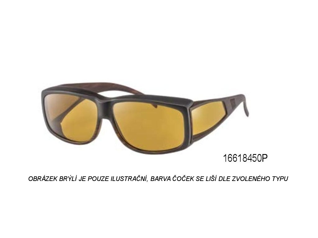 Filtrační brýle 450nm hnědožluté s polarizací - velké